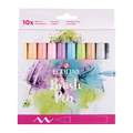 Talens | ECOLINE® Brush Pen Marker — 10-sets, set met 10 markers, 10 kleuren — pastel