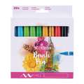 Talens | ECOLINE® Brush Pen Marker — sets, 20 kleuren — assorti