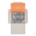 GIUSTO MANETTI | Slagmetaal ○ 14 cm x 14 cm — losse velletjes & op transfer, aluminium, 25 losse velletjes, 25 losse velletjes — 14 cm x 14 cm