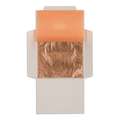 GIUSTO MANETTI | Slagmetaal ○ 14 cm x 14 cm — losse velletjes & op transfer, koper n° 0, 25 losse velletjes, 25 losse velletjes — 14 cm x 14 cm