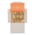 GIUSTO MANETTI | Slagmetaal ○ 14 cm x 14 cm — losse velletjes & op transfer, imitatiegoud n° 2, 25 losse velletjes, 25 losse velletjes — 14 cm x 14 cm