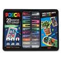 Mallettes de 20 marqueurs Posca, Pop colours