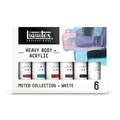 Liquitex® | PROFESSIONAL HEAVY BODY ACRYLIC™ acrylverf — sets, set, 6 kleuren — Muted collection + White