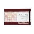 SENNELIER | l'Aquarelle aquarelboekje — handgemaakt, schetsboek, 13 cm x 21 cm, 300 g/m², 2. Carnet de voyage — bordeauxrode kaft
