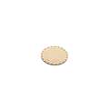 Fond en bois Pebaro pour vannerie, Ø 12 cm, 21 trous, 1. Rond avec trous