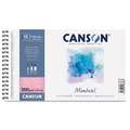 Vellen papier Montval Canson 300 g/m², 13,5 cm x 21 cm, 300 g/m², gesatineerd, 2. Blok met 12 vel — gespiraleerd aan één korte zijde
