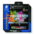 Sets de 24 feutres pigment brush pen 371 Staedtler, 24 feutres	