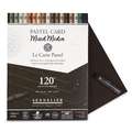 SENNELIER | PASTEL CARD pastelpapier ○ 410 g/m² — 12-blokken, 18 cm x 24 cm, Anthracite black