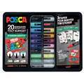 uni POSCA | Paint Marker Sets — 20 markers, Stickers Graffiti