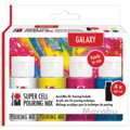Mélange acrylique pour pouring Marabu, Galaxy - 4 couleurs, Set