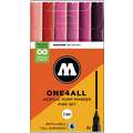 Set de marqueurs One4All 127 HS de Molotow 2mm, Rose