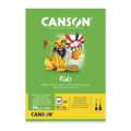CANSON® | Kids Creation tekenblok, A3, 29,7 cm x 42 cm, 90 g/m², fijn