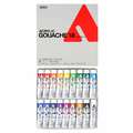 HOLBEIN | HAG ACRYLIC GOUACHE — sets, set, 18 kleuren — D414 assorti