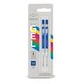 Recharge encre gel Parker Quink, Bleue, Paquet de 2 pièces