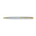 WATERMAN | Hémisphère balpen — gift-boxed, Brushed stainless steel — gold trims