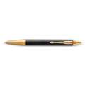 PARKER | IM Premium balpen — gift-boxed, black — gold trims, black — gold trims
