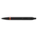 PARKER | IM Vibrant Rings balpen — gift-boxed, black — flame orange rings, pen / potlood,  los