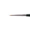 Brosse Kolinsky couleur rouge Winsor & Newton, Taille 0, Ø 1,5 mm