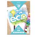 Bloc de papier blanc recyclé Clairefontaine, A4, 21 cm x 29,7 cm, 210 g/m², 25 feuilles