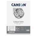Canson gesatineerd kalkpapier, A4, 21 cm x 29,7 cm, (A4) 21,0 cm x 29,7 cm, 1. Blok met 50 vel — éénzijdig gelijmd