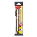 Set de crayons graphites HB Black Peps Maped, 3 crayons HB