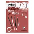 Papier multi-techniques PaintON TerraCotta Clairefontaine, A3 - 21,7 x 42 cm, 250 g/m², Fin, 1. Bloc de 20 feuilles