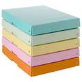 Assortiments de 5 boîtes Purebox nuances pastels Flaken, 4 cm - A4 - 21 x 29,7 cm