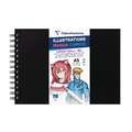 Clairefontaine | Illustrations Manga Comics book, A5, 14,8 cm x 21 cm, 100 g/m², glad, blok, spiraalgebonden