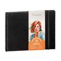 Carnet aquarelle bords frangés Hahnemühle, 20,5 xm x 15,3 cm, 250 g/m²