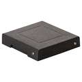 FALKEN | PureBox opbergdoos met deksel — los, 12 x 12 cm - 2,5 cm, zwart
