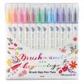 Etui de 6 feutres-pinceaux Brush Sign Pen Twin Pentel, 12 couleurs
