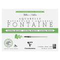 Clairefontaine | Fontaine Aquarellkarton Extra White, 15 cm x 20 cm, ruw, blok (vierzijdig gelijmd)