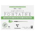 Papier aquarelle Fontaine Extra-Blanc grain torchon Clairefontaine, 15 cm x 20 cm, Torchon, Torchon