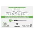 Clairefontaine | Fontaine Aquarellkarton Extra White, 18 cm x 26 cm, ruw, blok (vierzijdig gelijmd)