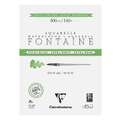 Papier aquarelle Fontaine Extra-Blanc grain torchon Clairefontaine, 23 cm x 31 cm, Torchon, Torchon