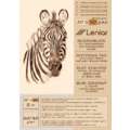 Leniar® | ZEBRA schetsblok — crêmekleurig / grijsbruin papier, A5, 14,8 cm x 21 cm, blok (eenzijdig gelijmd), 80 g/m²