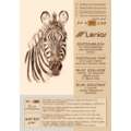 Leniar® | ZEBRA schetsblok — crêmekleurig / grijsbruin papier, A3, 29,7 cm x 42 cm, blok (eenzijdig gelijmd), 80 g/m²