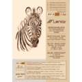 Leniar® | ZEBRA schetsblok — crêmekleurig / grijsbruin papier, A2, 42 cm x 59,4 cm, blok (eenzijdig gelijmd), 80 g/m²