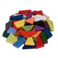 Fantasy Glas 10x10mm 200g, polygonaal, set
