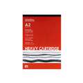 seawhite OF BRIGHTON | HEAVY CARTRIDGE PAD papierblok — 220 g/m², A2, 42 cm x 59,4 cm, 220 g/m², blok (eenzijdig gelijmd) 25 vellen