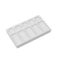 Palette en porcelaine, 11,5 x 19,5 cm - rectangulaire