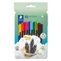 Set de feutres Triplus Fineliner 334 Staedtler, 10 feutres
