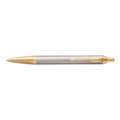 PARKER | IM Premium balpen — gift-boxed, warm silver — gold trims, warm silver — gold trims