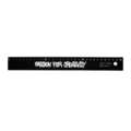 KUM® | Black Rulers — 80% recycled plastic, 30 cm, 30 cm