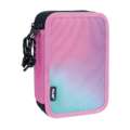 Trousse garnie Sunset noire et rose Milan, 19,5 x 13 x 5 cm