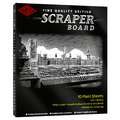 ESSDEE | Scraperboard ○ wit — 5 + 2-pakken, 610 mm x 502 mm, pak van 5 stuks