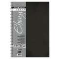 Carnet de croquis à spirales Ebony Daler-Rowney, A3, 29,7 cm x 42 cm, 160 g/m²
