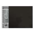 Carnet de croquis à spirales Ebony Daler-Rowney, A4, 21 cm x 29,7 cm, 160 g/m²