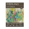 FABRIANO® | STORIA tekenpapier, 24 cm x 32 cm, 180 g/m², blok (eenzijdig gelijmd) 30 vellen