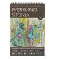 FABRIANO® | STORIA tekenpapier, 18 cm x 26 cm, 180 g/m², blok, spiraalgebonden